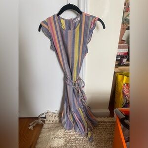 Marine layer XS cotton dress with a tie